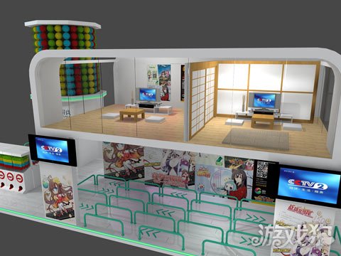 世界最大扭蛋機(jī)現(xiàn)身CJ 晨之科展臺搭建效果(圖4)