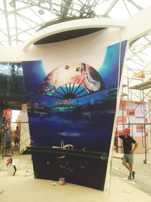 探班CJ現(xiàn)場 好玩友火力全開 展臺搭建進(jìn)行中